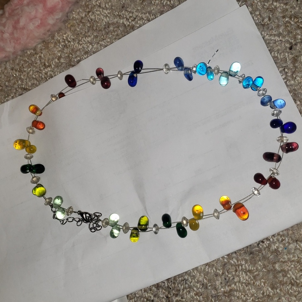 Glass necklace